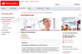 Santander Bank Firmenkonto